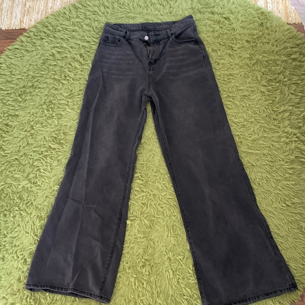 Black Wide Leg Jeans